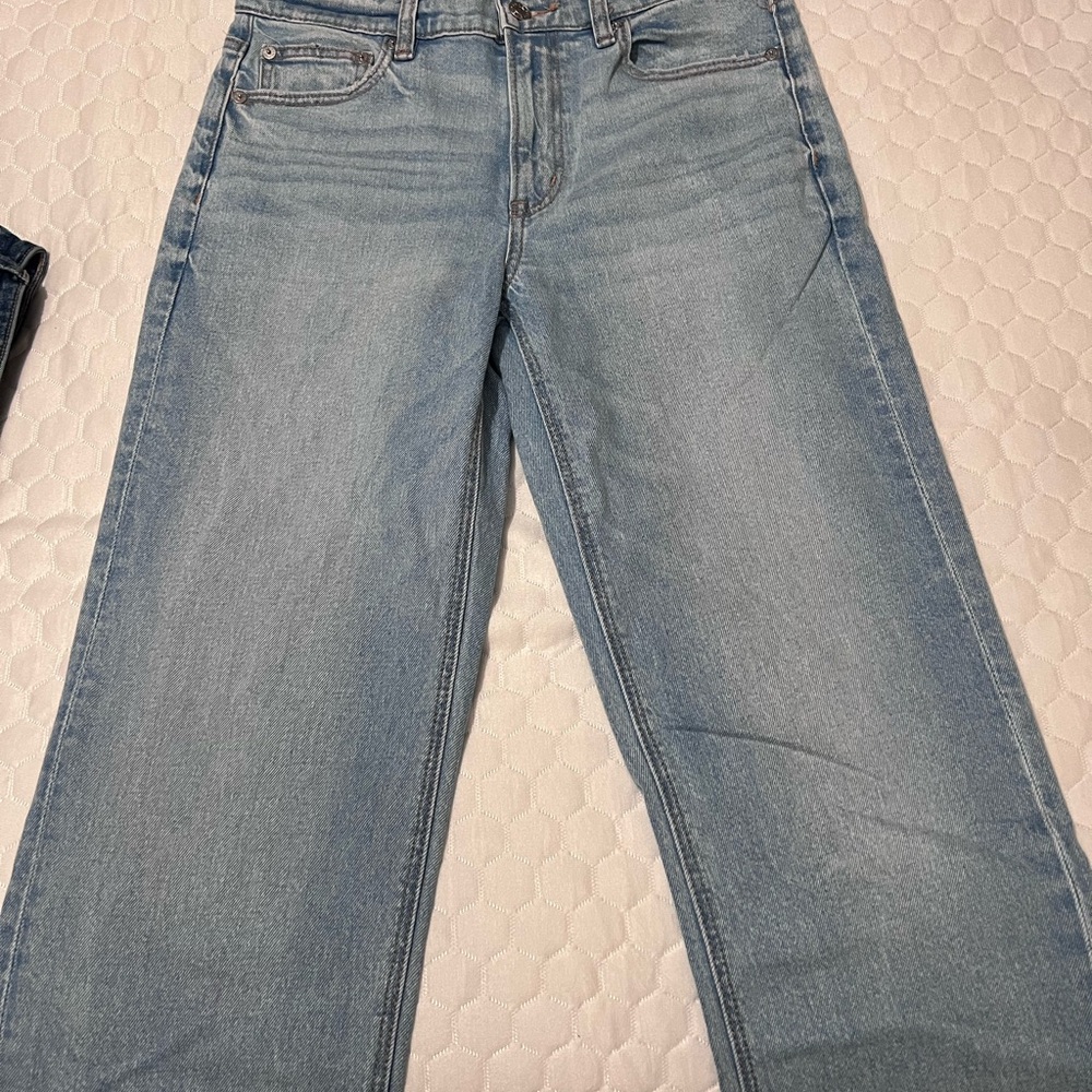 American Eagle Outfitters super high rise straight leg Jeans- New With tags